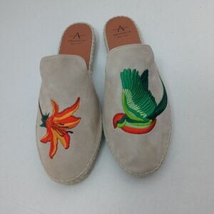 Aquatalia Blair Espadrille Embroidered Flat